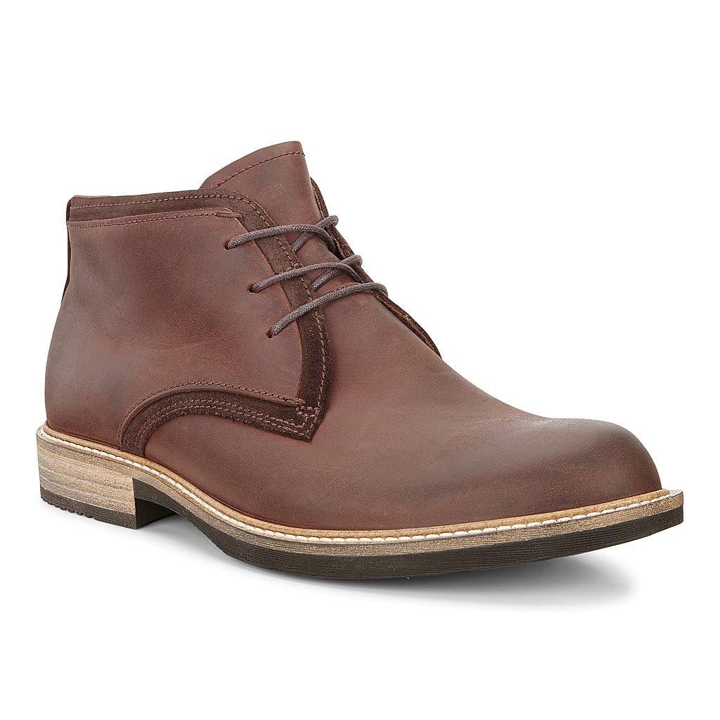 Ecco Kenton Mens Ankle Boots Brown Sale - India RMH-160829